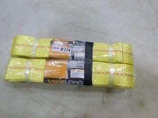  (2) 2" x 20' Tow Straps(New)