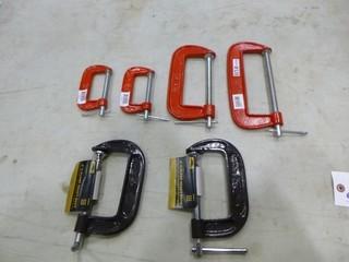 (2) 4" Clamps, (2) 3" Clamps, (1) 6" Clamps (1) 5" Clamps (A1)