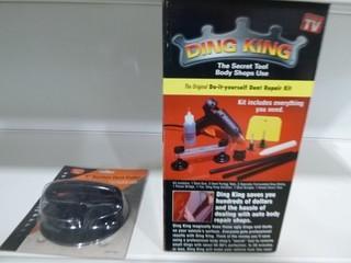 5" Dent Puller (New), Ding King Paintless Dent Remover Kit (New)(A1)