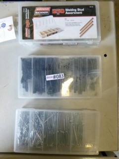 250PC Welding Stud Assortment, Cotter Pin Assortment (A2)