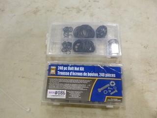 240PC Bolt Nut Kit, O-Ring Assortment (A2)