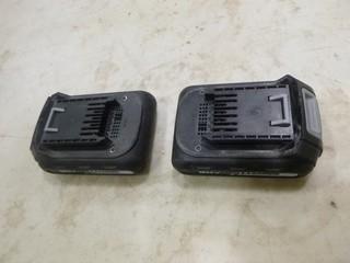 (2) Maximum 20 Volt Batteries (A2)