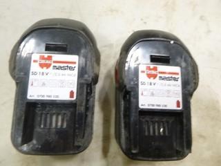 (2) Wurth 180 Volt Batteries (A2)