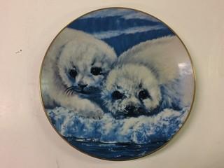 Canadian Harp Seals - Collector Plate By Violet Parkhurst - Plate #3094 - Spring 1981 - No Coa.