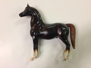 Hartland Horse Black & Brown With White Stockings.