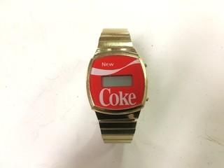 New Coke' Digital Watch New Coke - Digital Watch- ***New Coke Was Released April 23, 1985 And 79 Days Later, July 11, 1985, Coke Returned To Their Original Formula - This Is Known An The Most Memorable Marketing Blunder.