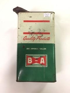Ba - 1 Imperial Gallon Cleaning Solvent Tin