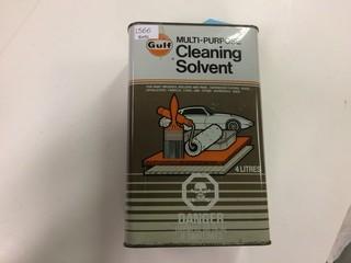Gulf - 4 Litre Cleaning Solvent Tin.