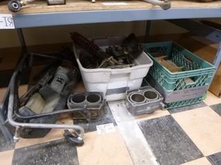 Qty Of Polaris Sportsman 700 Parts Includes: Bumper, Cylinder, Racks, Winch, A-Arms And Shocks