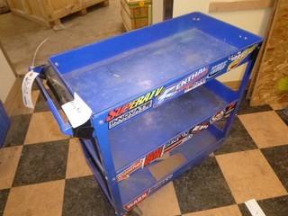 3-Tier 31in X 14in X 31in  Portable Cart 