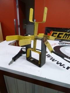 Power Fist Hose Reel w/ Manual Crank, Air Filler Adapter And Gauge