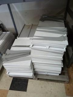 Qty Of Assorted Size Shelving with Hangers, 24" Long and 36" Long, Wilson Brand Made in Canada, Approx. 50 Shelves 