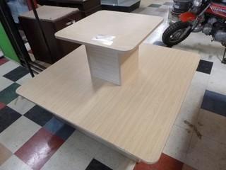 Approx. 48in X 48in X 32in 2-Tier Display Stand