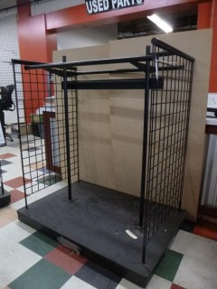 Approx. 49in X 37in X 62in Portable Display Stands, Caster Wheels