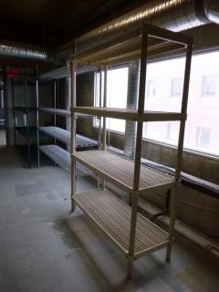 (1) 72in X 24in X 70in, (1) 72in X 14in X 75in And (1) 48in X 18in X 69in Shelving Units