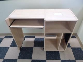 Approx. 40in X 16in X 34in Portable Computer Desk W/ Keyboard Tray