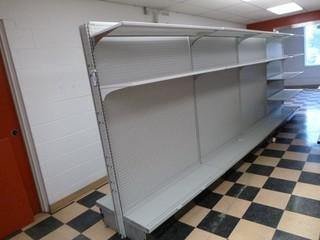 Approx. 192in X 31in X 73in Gondola Shelving Unit, 16" Deep Shelves, Newest Generation Wilson Brand Made in Canada