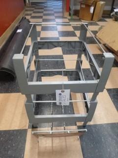 Qty Of Misc Stands, Hangers, Glass And Plexiglass