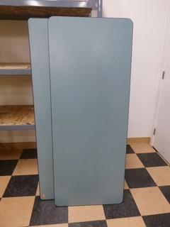 (2) 60in X 24in X 29in Tables W/ Folding Legs, Heavy Duty with Steel Reinforcement, Sold Wood Top, Adjustable Legs, 500lb Capacity