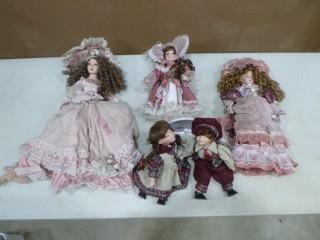 (5) Porcelain Dolls (E4-5-3)