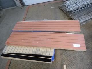 (2) Slat Wall Pieces 