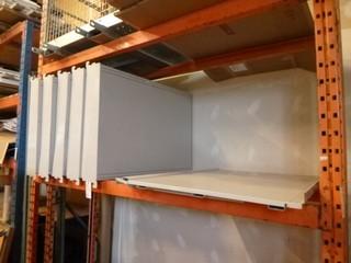 Qty Of Heavy Duty Steel Wilson Brand Gondola Shelves 36" by 48", Made In Canada, Approx. 10 Shelves