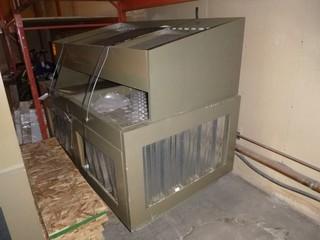 Approx 62in X 37in X 45in Display Unit C/w Pull Out Shelves, Dividers And Bottom Cabinets