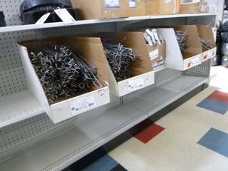 Qty Of Size Display Unit Hook Hangers, Peg Board Hangers One Length 