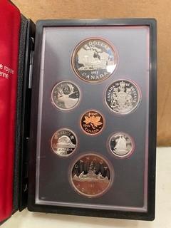 (1) 1981 Canada Double Dollar Coin Set (Locomotive Silver) (B1)