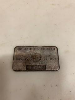 (1) Royal Canadian Mint 1oz PURE Silver Bar