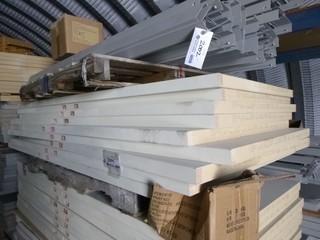 (9) NEW Solid Wood Doors, 80" x 36" x2", Also Great for Shelves, Workbenches and other projects