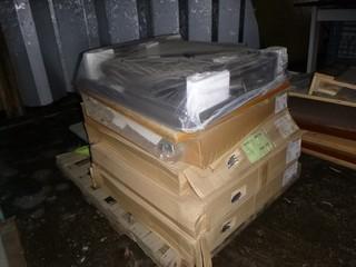 (5) NEW Restaurant Bistro Tables, Approx 30" x 30" x32