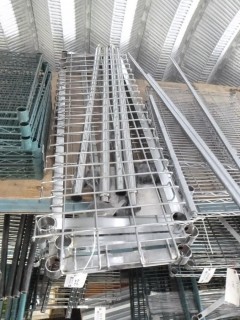 (3) PC Commercial Kitchen Grade Stainless Steel Wire Shelving, 60" x 18"