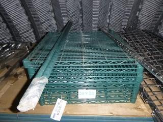 (8) PC Commercial Kitchen Grade Wire Shelving, 24" x 24"