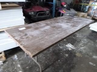 Table w/ Folding Legs, 96" x 36" x29"