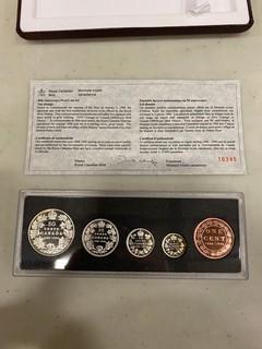 (1) 1998 Sterling Silver First Coinage In Canada Proof Set 