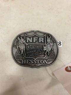 NRF Hesston 25th Anniversary 1983 1st Edition Belt Buckle