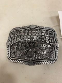 National Finals Rodeo 1999 Edition Belt Buckle 