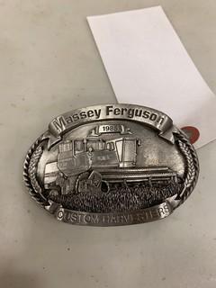 Massey Ferguson Custom Harvest 1985 Limited Edition No. 1412/2000 Belt Buckle