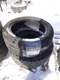 (4) Used Firestone 255/50R19 Tires, (1)Used BF Goodrich 265/70R17 Tire