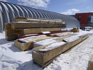 Misc Wood/Metal Crates, Various Sizes, Up To 340" x 24" x 21"