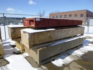 Misc Wood/Metal Crates, Various Sizes, Up To 175" x 27" x 20"