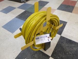 Air Hose On a Reel, 3/8", 300 PSI, Unknown Length