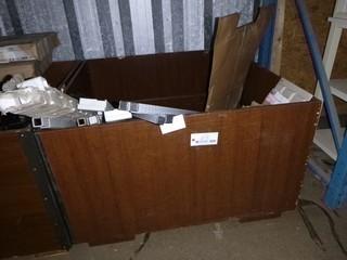 Misc Shelving Pieces, C/w Bin