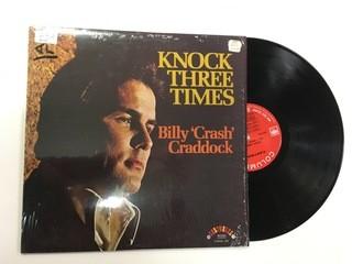 Billy 'Crash' Craddock, Knock Three Times Vinyl.