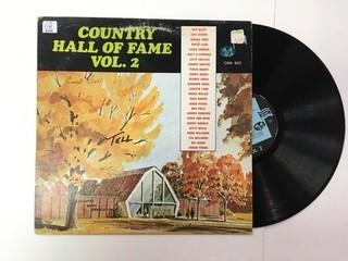 Country Hall of Fame Vol. 2 Vinyl.