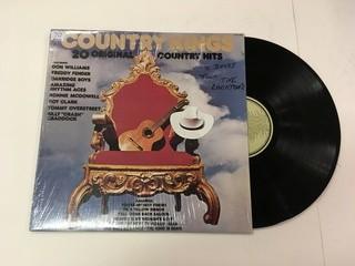 Country Kings, 20 Original Country Hits Vinyl.