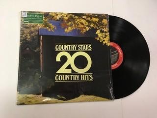 Country Stars 20 Country Hits Vinyl.