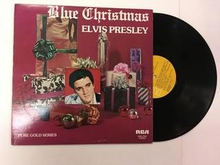 Elvis Presley, Blue Christmas Vinyl.