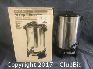 West Bend 36-Cup Coffee Maker